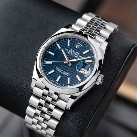 rolex datejust blue fluted dial|rolex datejust price chart.